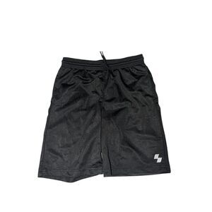 Place Sport Mens Black Elastic Waist Stretch Casual Bermuda Shorts Size Large